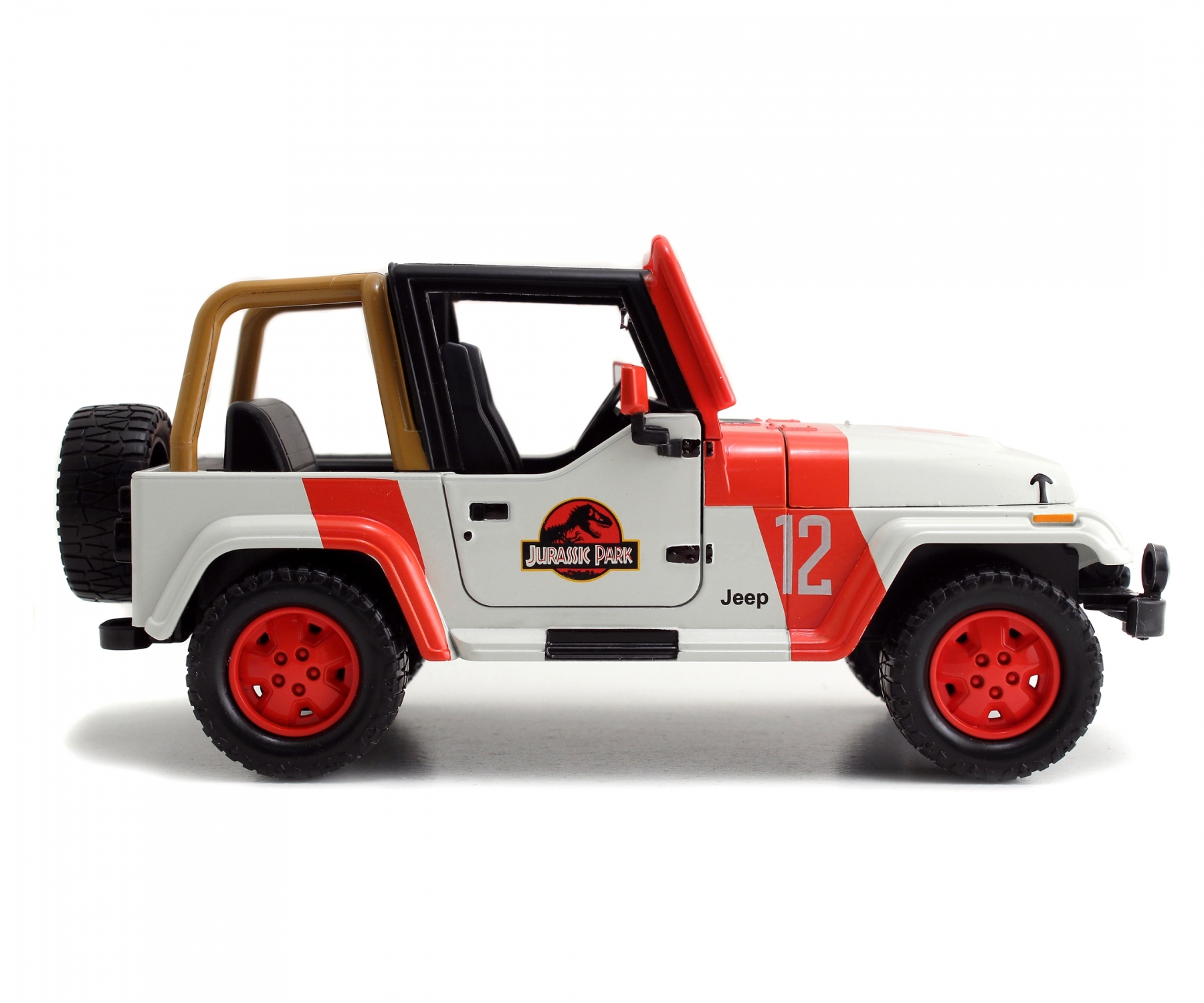 Jucarie - Masina Jurassic Park 1992 - Jeep Wrangler | Jada Toys - 1
