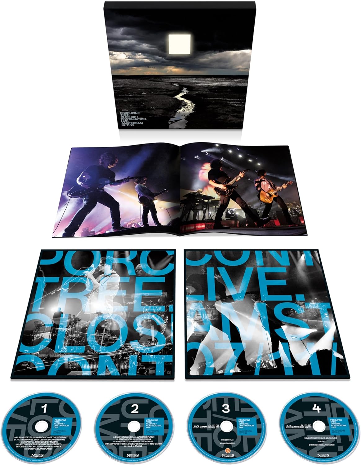 Closure / Continuation.Live. Amsterdam 07/11/22 (2xCD+2xBlu-ray Deluxe Edition) | Porcupine Tree