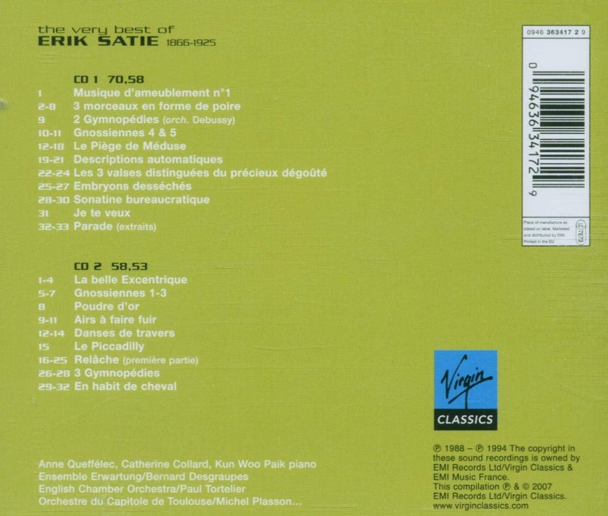 Very Best of Satie |