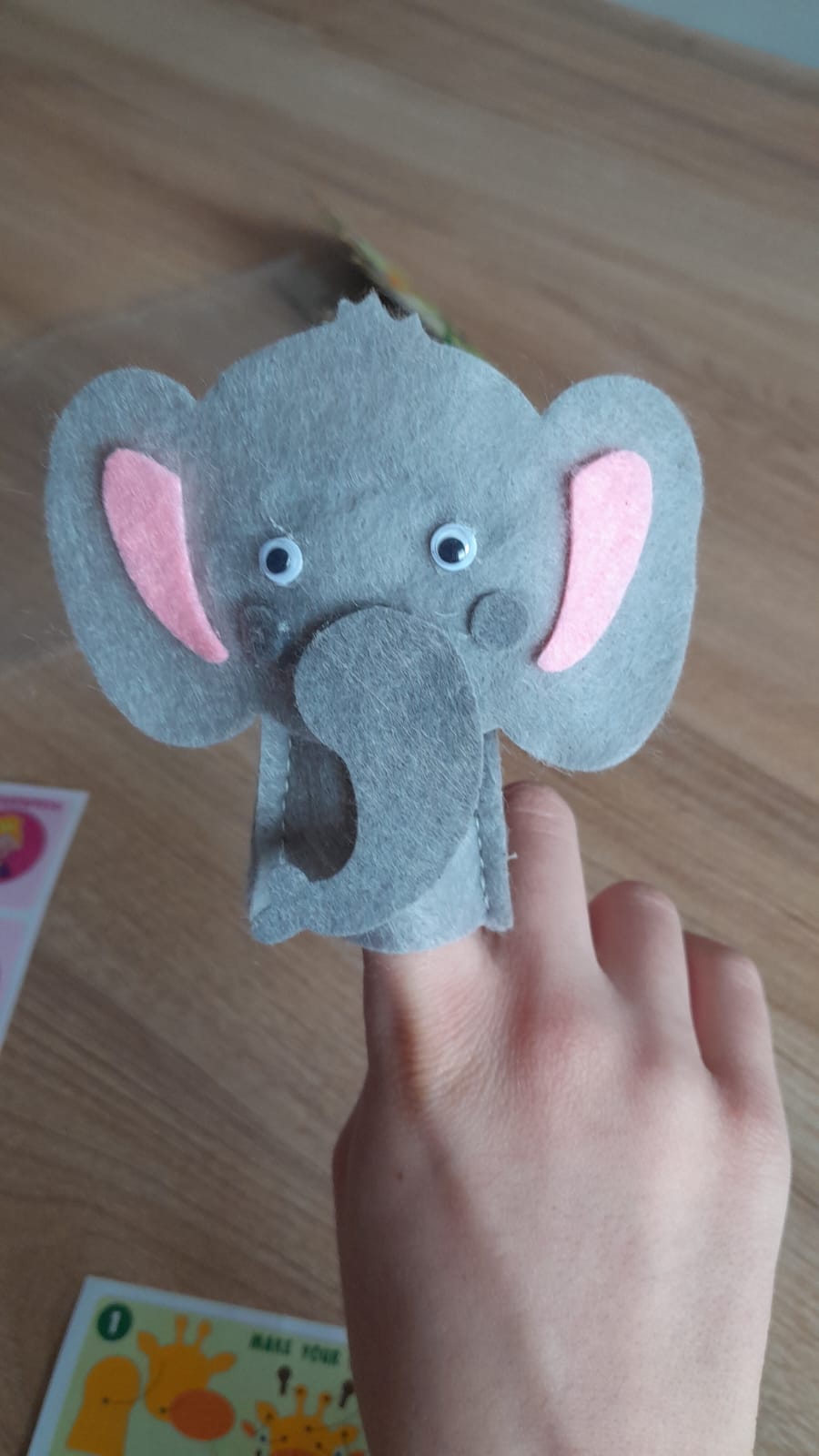 Marionete pentru degete - Jungla - Elefant | Wins Holland