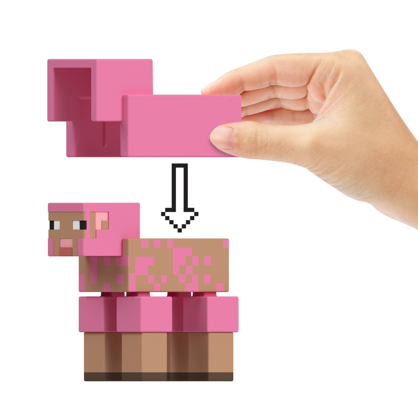 Figurina - Minecraft a Block - Sheep | Mattel - 3 | YEO