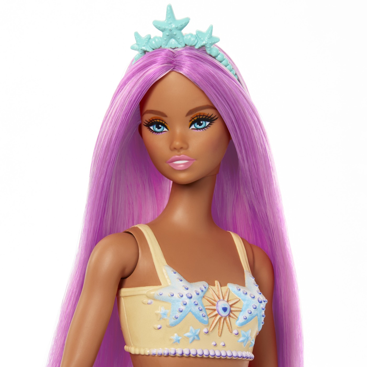 Papusa - Barbie Dreamtopia - Sirena cu parul roz si coada portocalie | Mattel - 1 | YEO