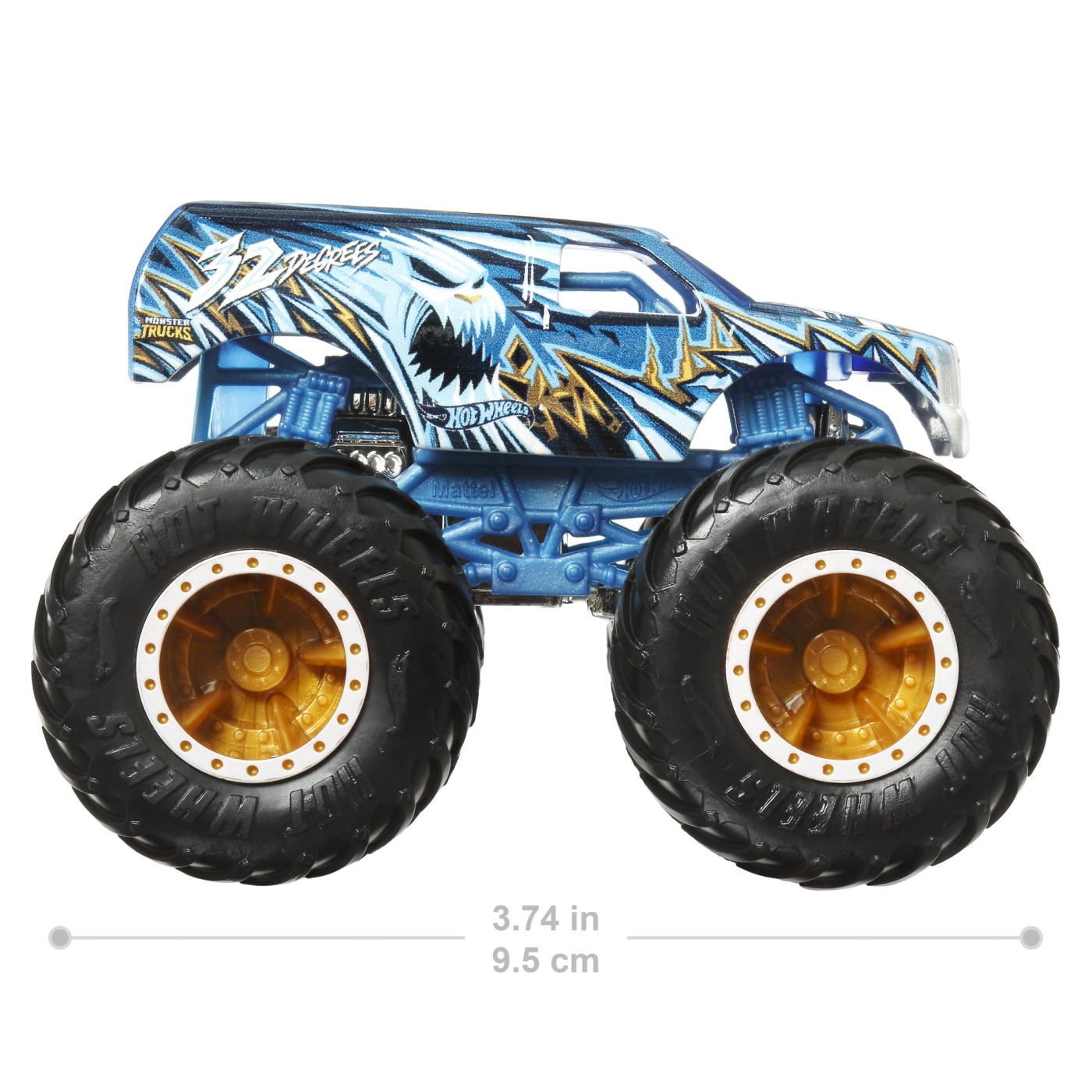 Set 2 Masini - Hot Wheels Monster Truck si 32 Degrees | Mattel - 2 | YEO