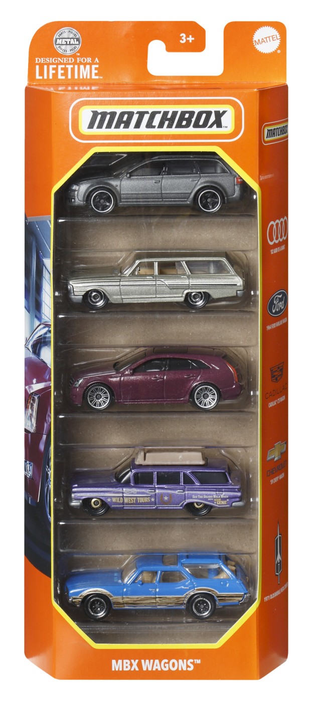 Set 5 masini - Matchbox - MBX Wagons | Mattel