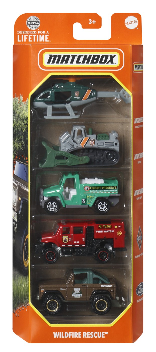 Set 5 masini - Matchbox - MBX Wildfire Rescue | Mattel - 5