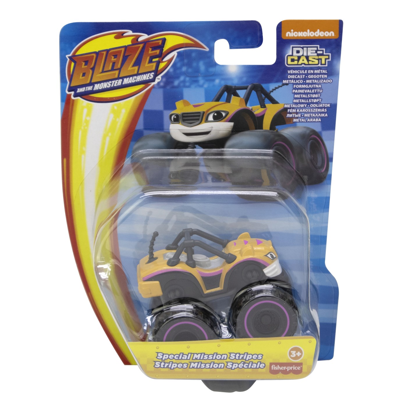 Jucarie - Masina - Blaze - Special Mission Stripes | Fisher-Price - 2 | YEO