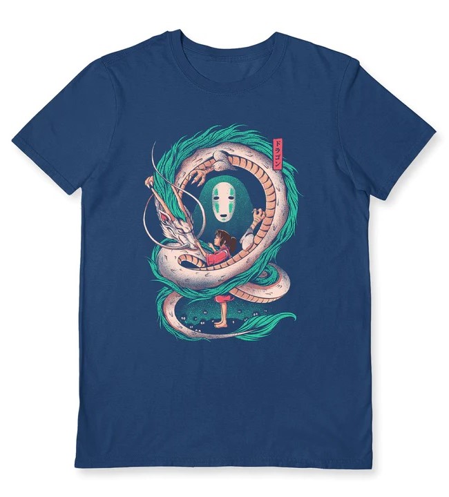 Tricou S - Unisex - Ilustrata - The Girl and the Dragon