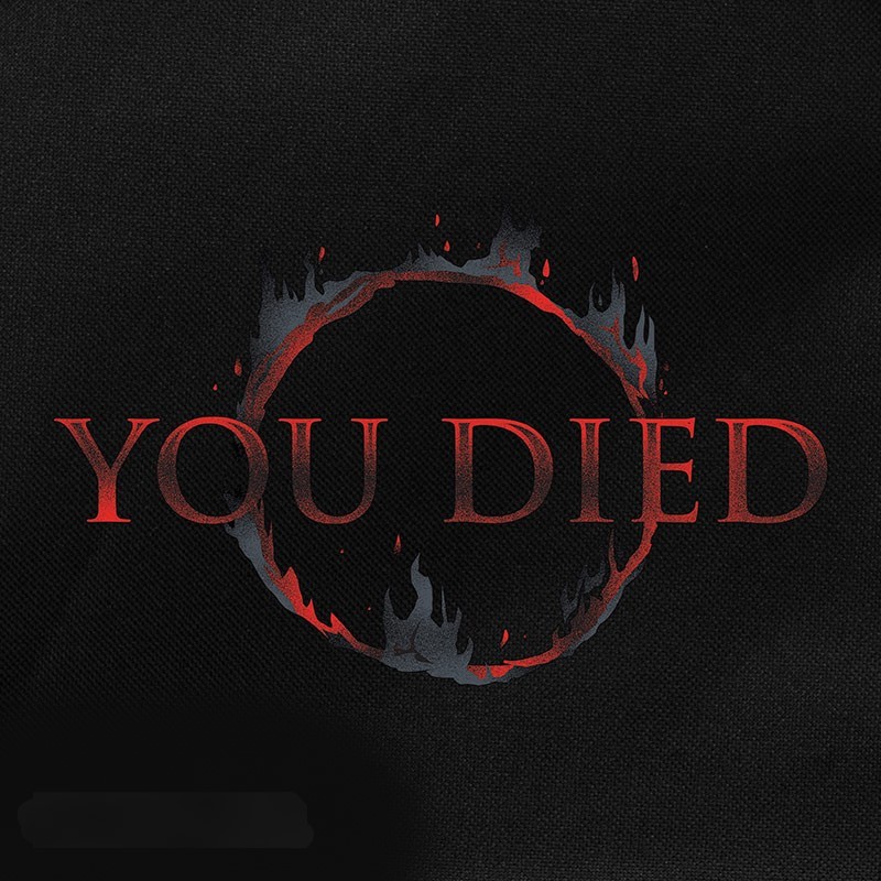 Ghiozdan - Dark Souls - You Died | AbyStyle