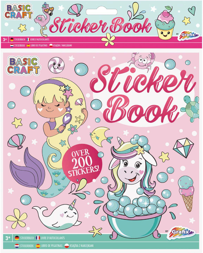 Set creativ - Sticker book - Unicorn / Mermaid