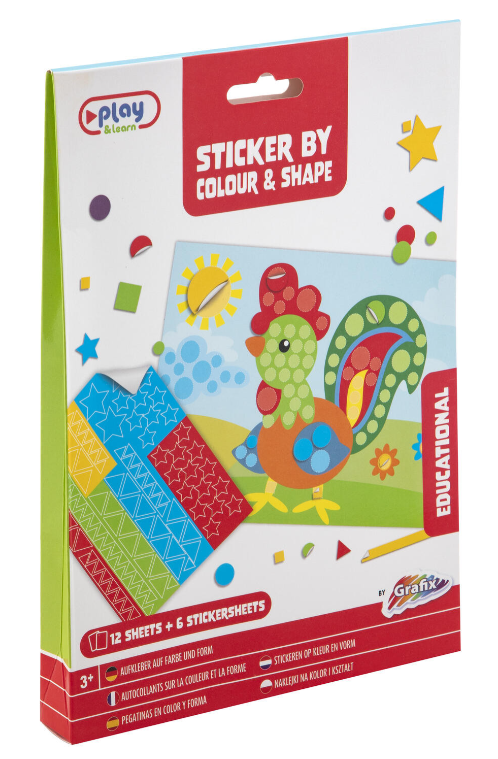 Set creativ - Sticker by colour & shape - Basic | Grafix