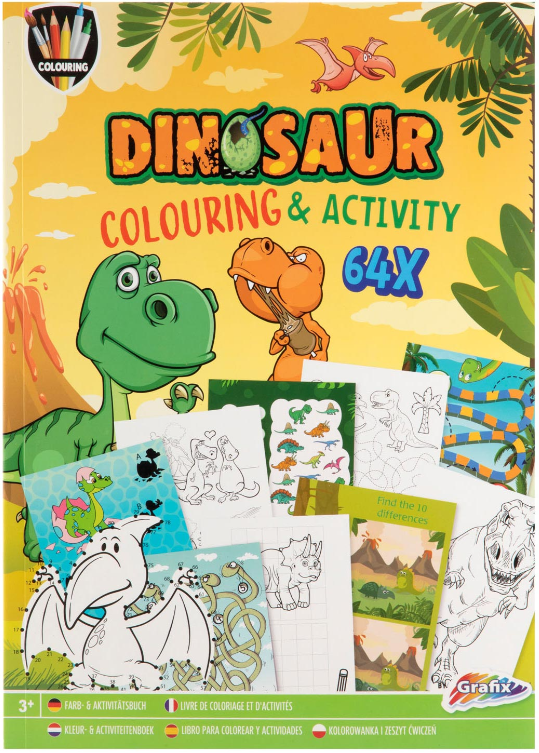 Set creativ - Colouring & Activity - Dinosaur