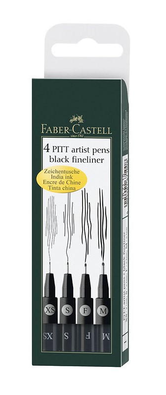 Set 4 linere - Pitt Artist | Faber-Castell