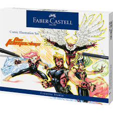 Set 15 ustensile grafice - Comic Illustration | Faber-Castell