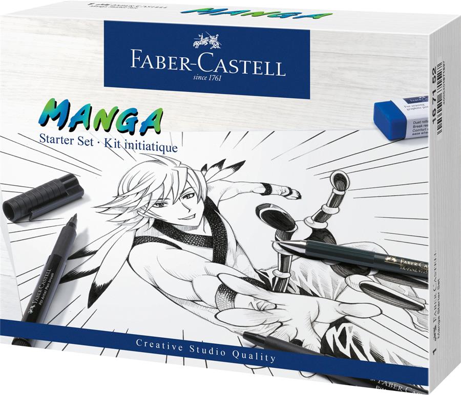 Set desen manga - Manga Starter Set | Faber-Castell - 1 | YEO