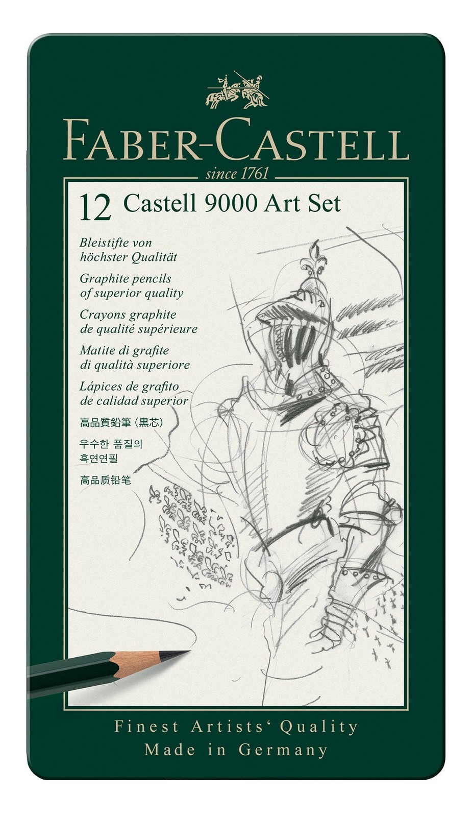 Set 12 creioane - Castel 9000 - Art | Faber-Castell - 2 | YEO