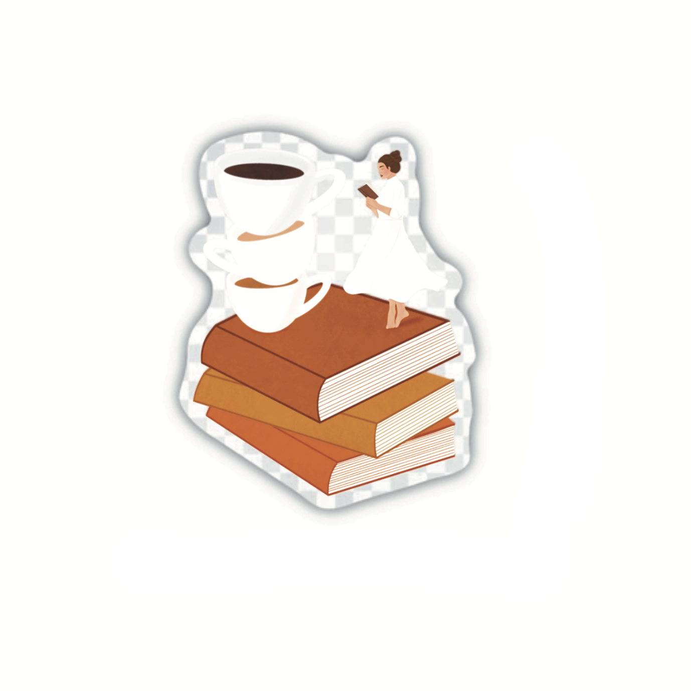 Sticker - Bookworm | Ale Illustrator