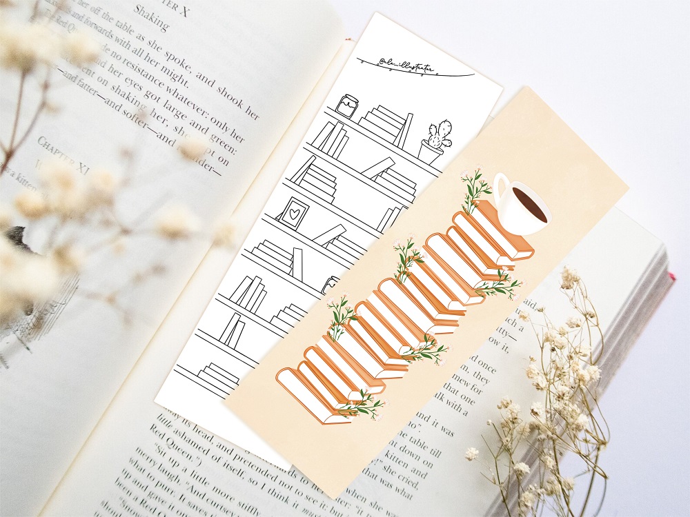 Semn de carte - Doua fete - Reading Tracker | Ale Illustrator - 2 | YEO