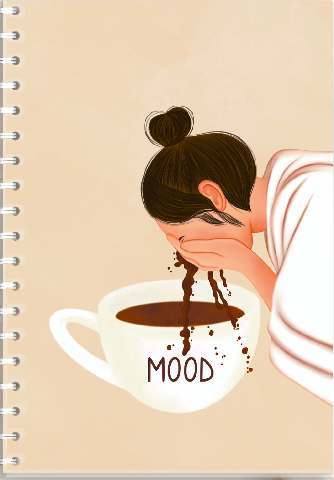 Agenda A5 - Cafea | Ale Illustrator