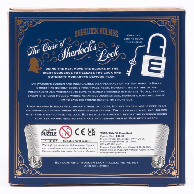 Puzzle mecanic - The Case of the Sherlock\'s Lock | Professor Puzzle - 1 | YEO