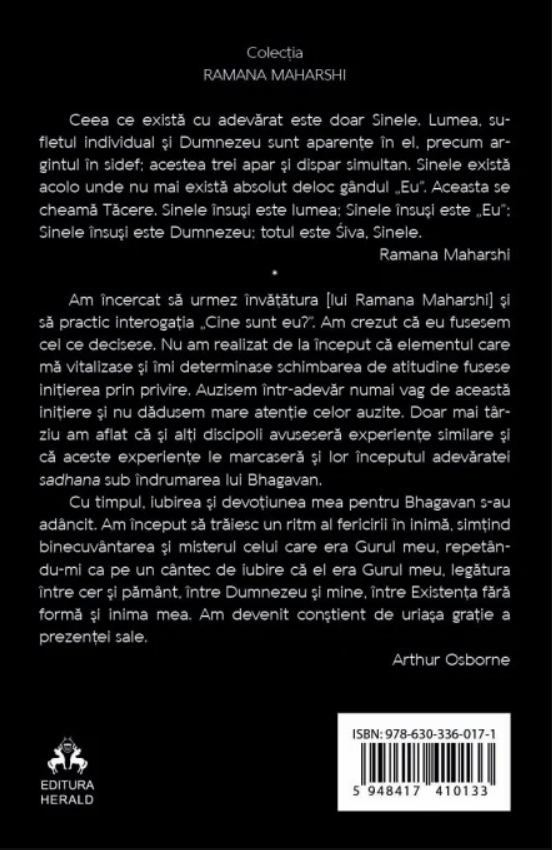 Cine sunt eu? | Arthur Osborne, Ramana Maharshi
