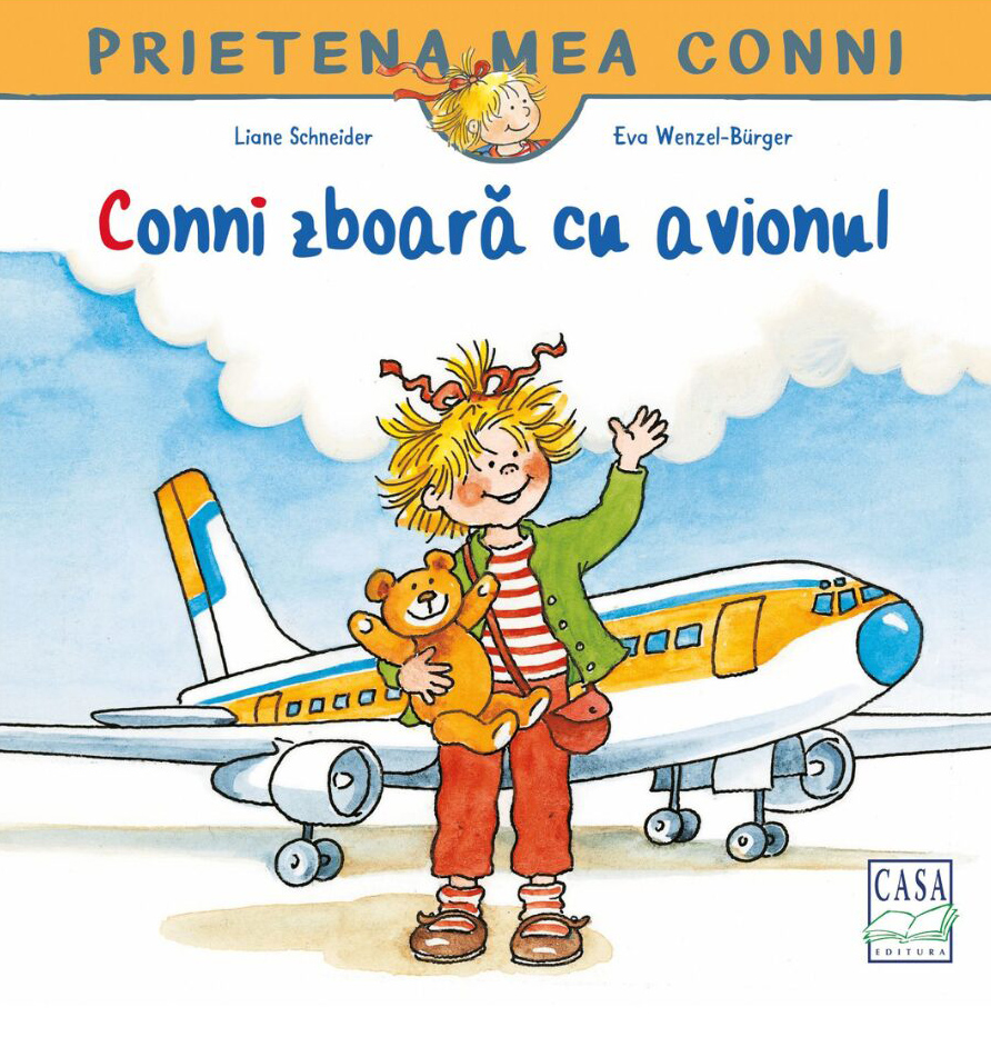 Conni zboara cu avionul