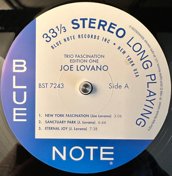 Trio Fascination: Edition One - Tone Poet Vinyl | Joe Lovano - 1 | YEO