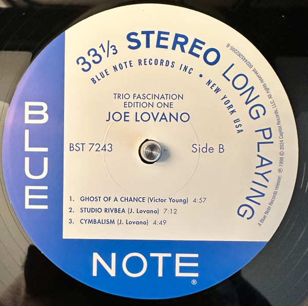 Trio Fascination: Edition One - Tone Poet Vinyl | Joe Lovano - 2 | YEO