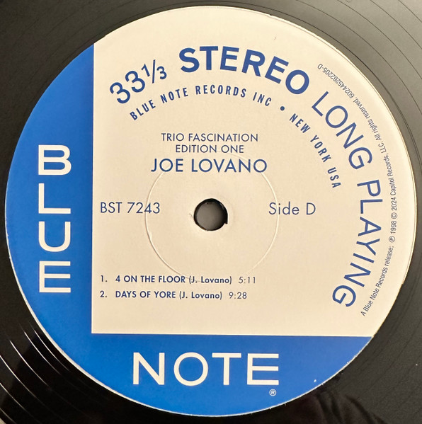 Trio Fascination: Edition One - Tone Poet Vinyl | Joe Lovano - 4 | YEO