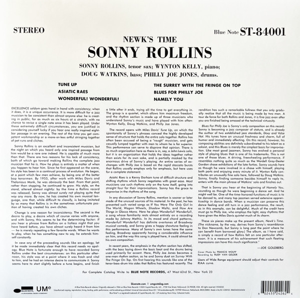 Newk\'s Time - Vinyl | Sonny Rollins