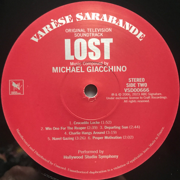 Lost (Original Television Soundtrack) - Vinyl | Michael Giacchino - 2 | YEO