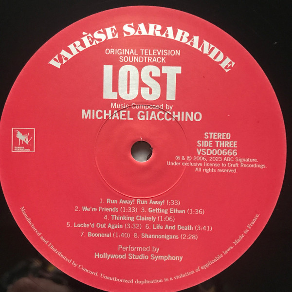 Lost (Original Television Soundtrack) - Vinyl | Michael Giacchino - 3 | YEO