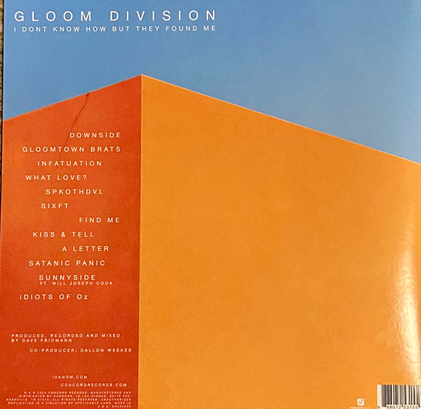 Gloom Division - Vinyl | I Dont Know How But They Found Me