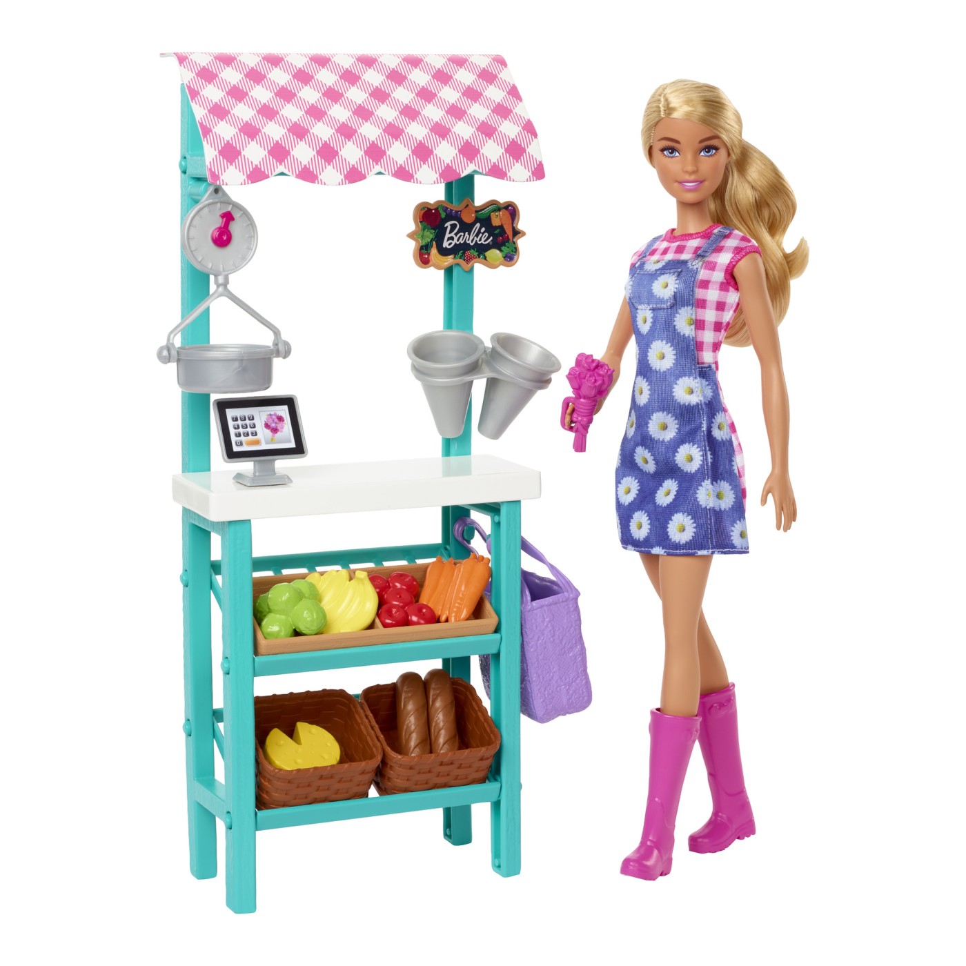 Papusa - Barbie You Can Be Anything - Vanzatoare la market | Mattel - 1 | YEO