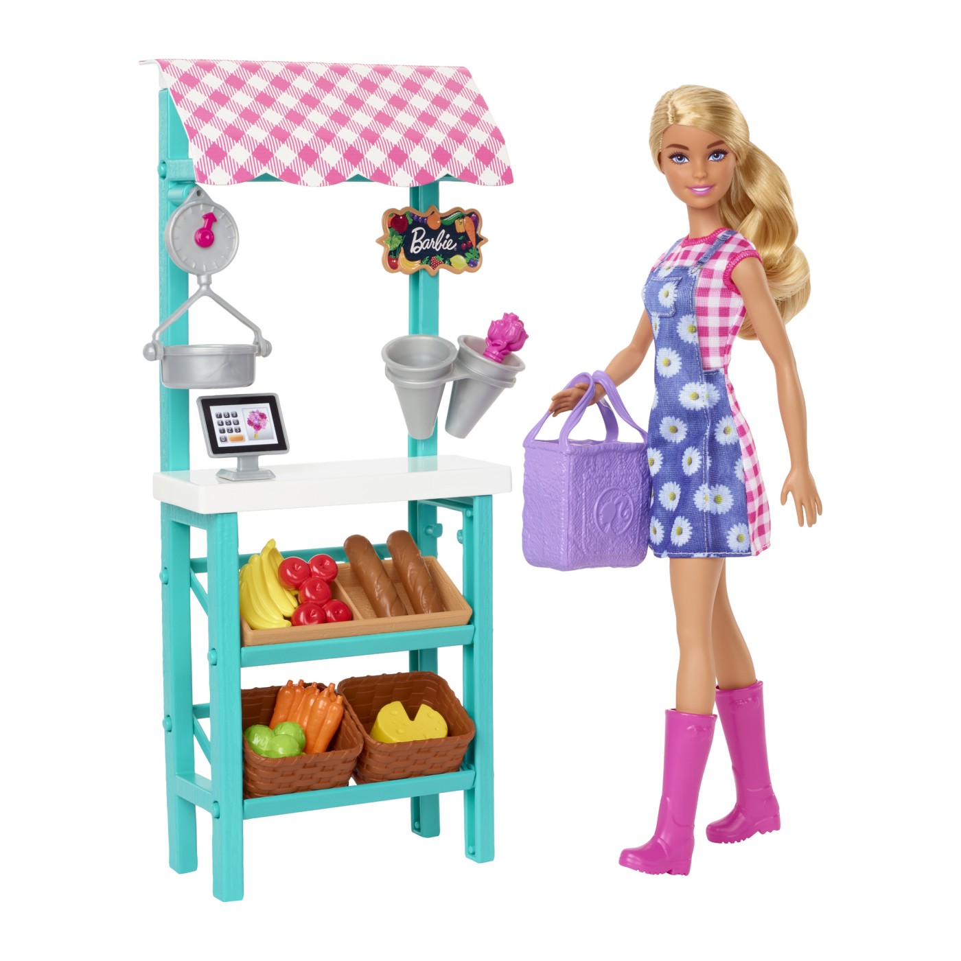 Papusa - Barbie You Can Be Anything - Vanzatoare la market | Mattel - 2 | YEO