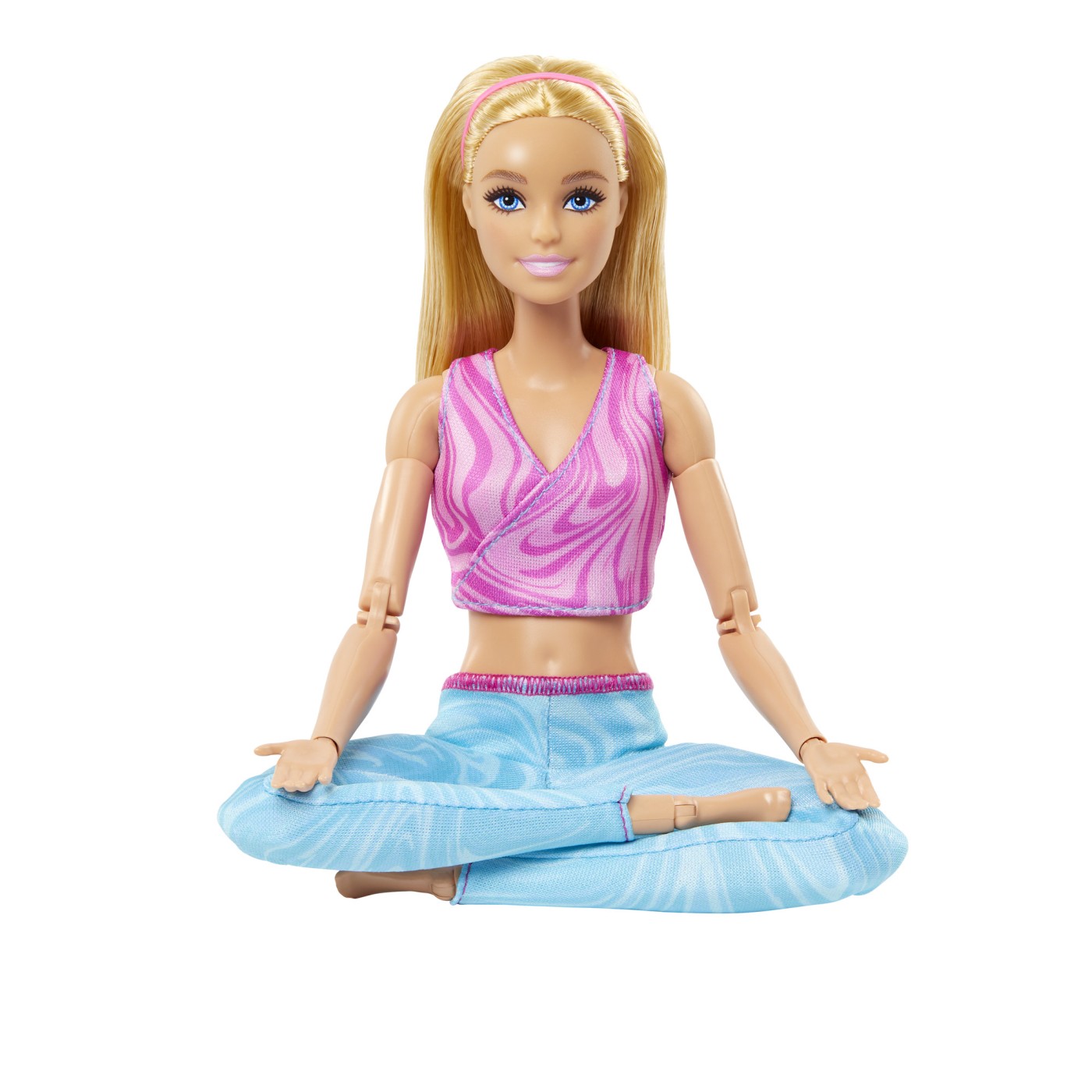 Papusa - Barbie Made to Move - Blonda cu top mov | Mattel