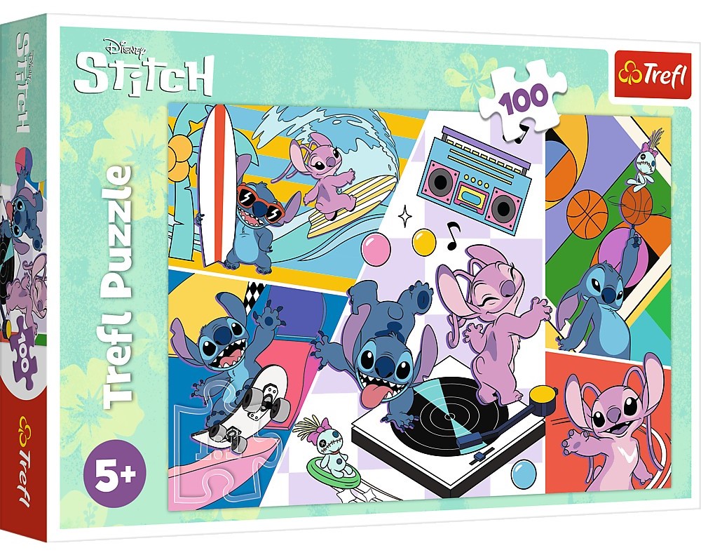 Puzzle 100 piese - Lilo & Stitch - Amintirile lui Stitch | Trefl