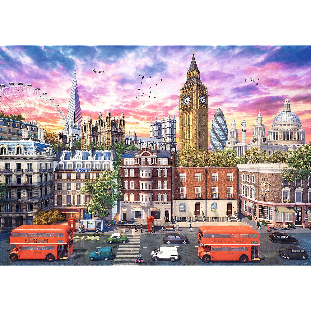 Puzzle 4000 piese - Calatorie in Londra | Trefl