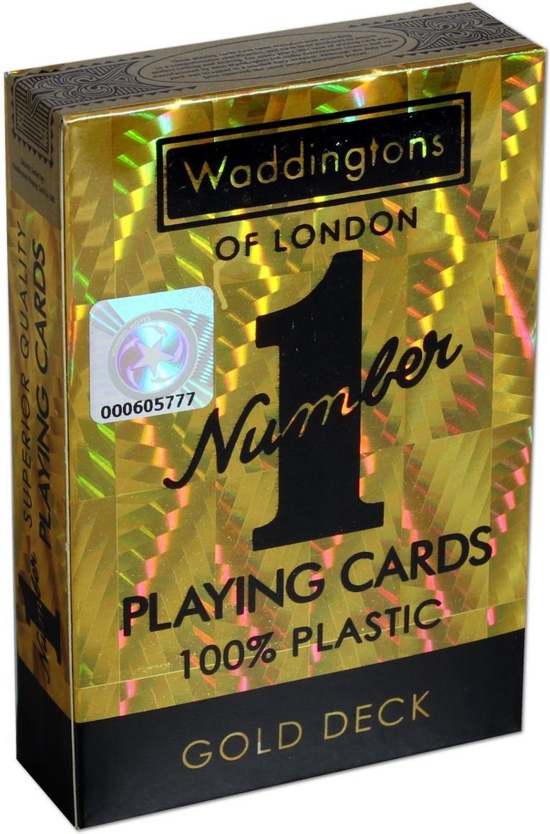 Carti de joc - Number 1 - Gold Deck | Waddingtons - 7 | YEO