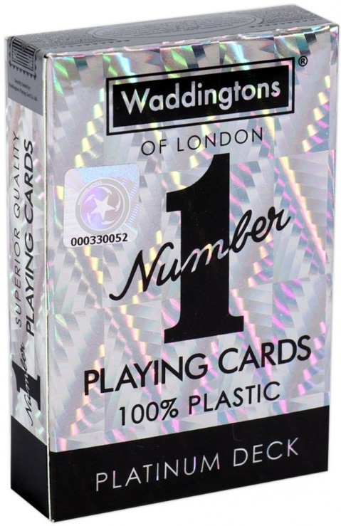 Carti de joc - Number 1 - Platinum Deck | Waddingtons - 1 | YEO