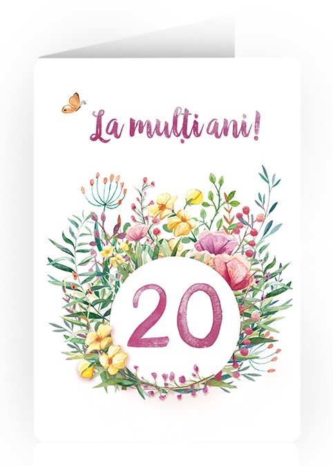 Felicitare - La multi ani! - 20 | Anda Ansheen