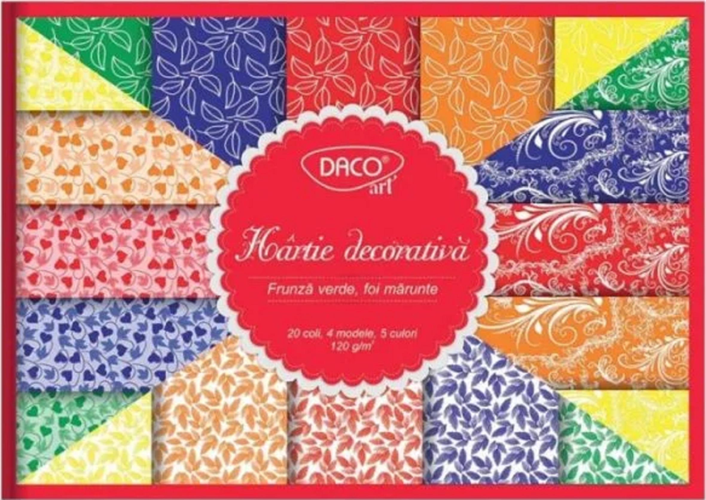 Hartie decorativa - Frunze - 20 coli | Daco