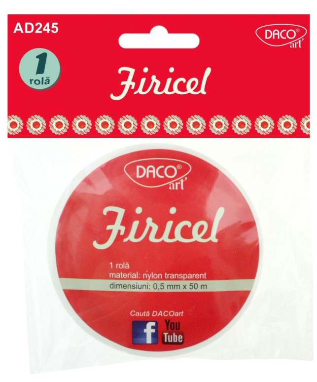 Accesorii craft - Firicel - Rosu | Daco