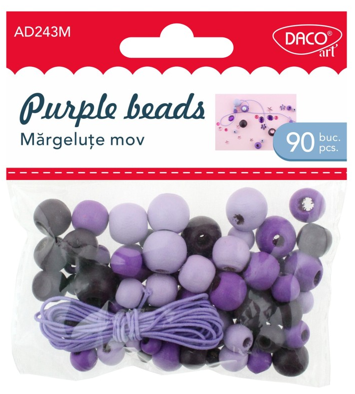 Accesorii craft - Margelute mov | Daco