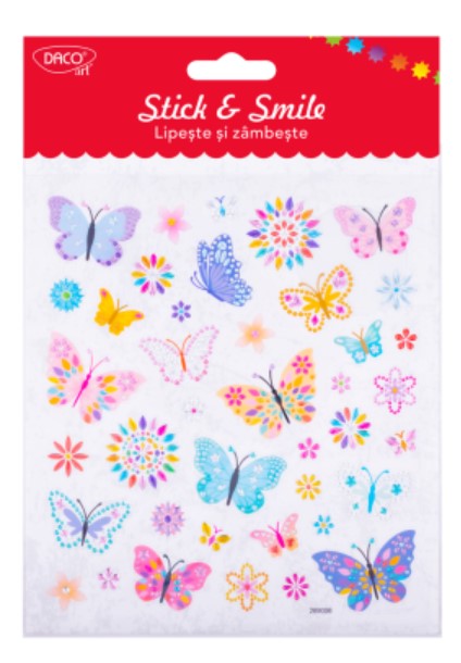 Stickere - Stick and Smile - Fluturi | Daco