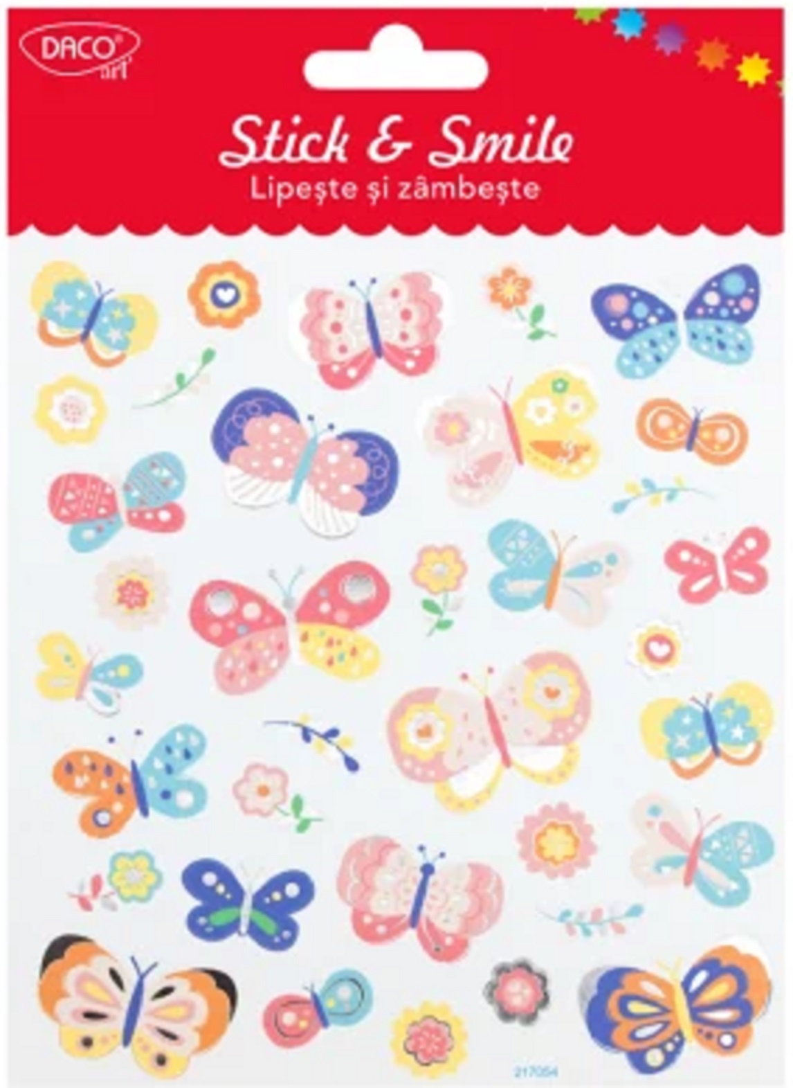 Set stickers - Lipeste si zambeste - Fluturi  | Daco