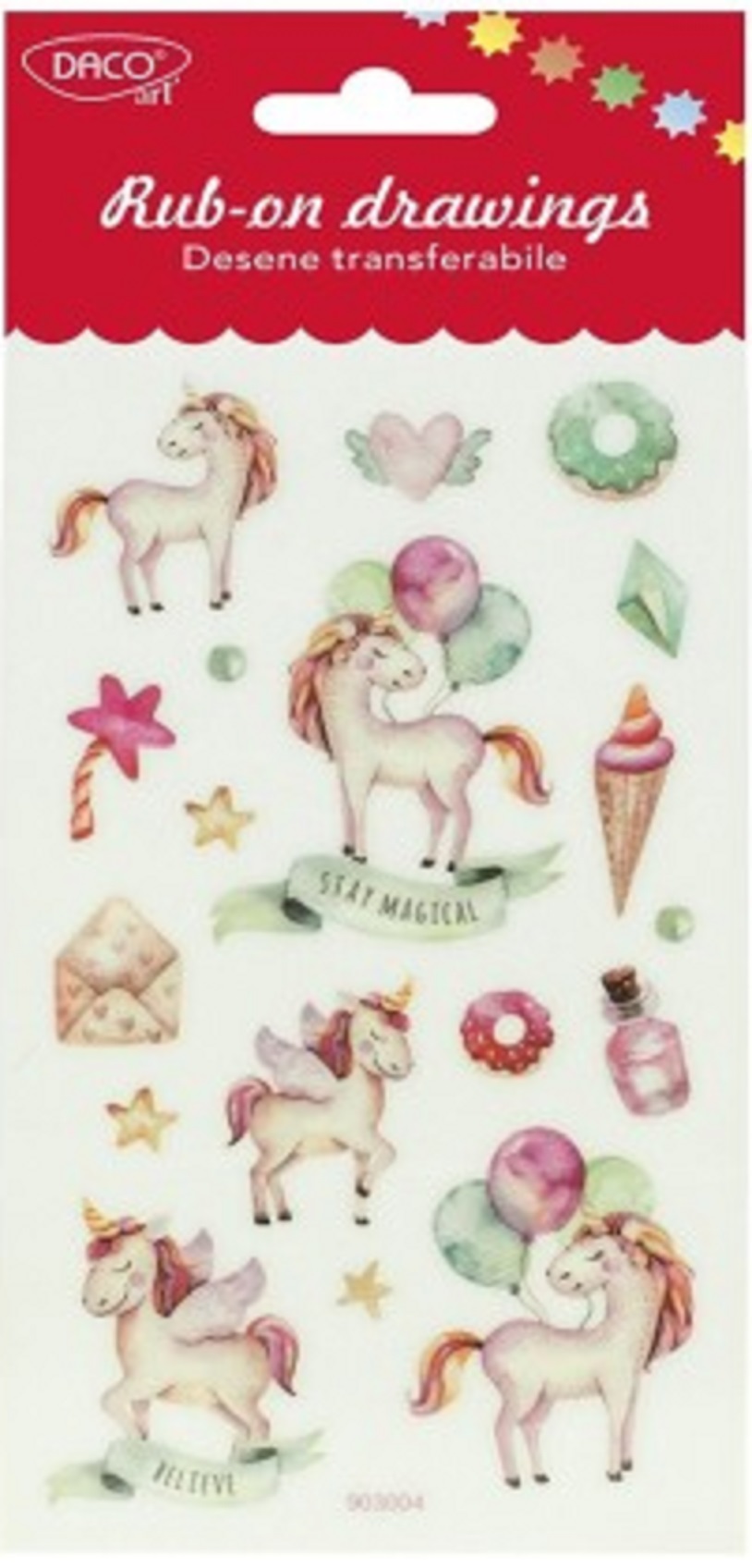 Set stickers - Desene transferabile - Unicorni | Daco