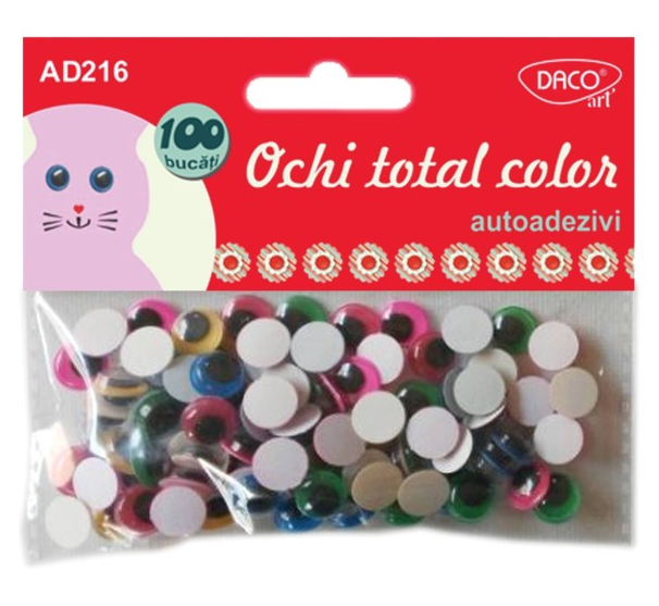 Accesorii craft - Ochi total color | Daco