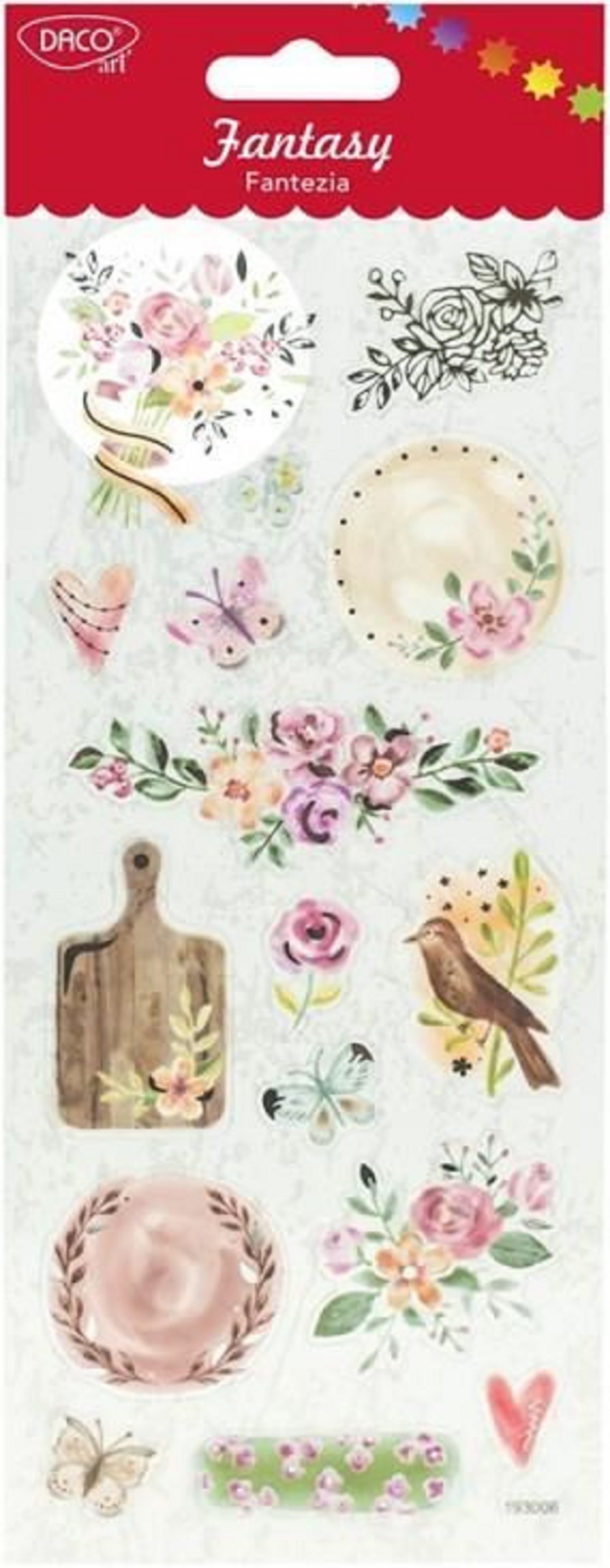 Set stickers - Fantezia - Floral | Daco
