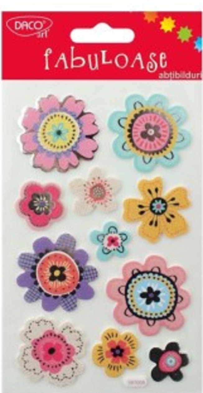 Set stickere - Flori Fabuloase | Daco