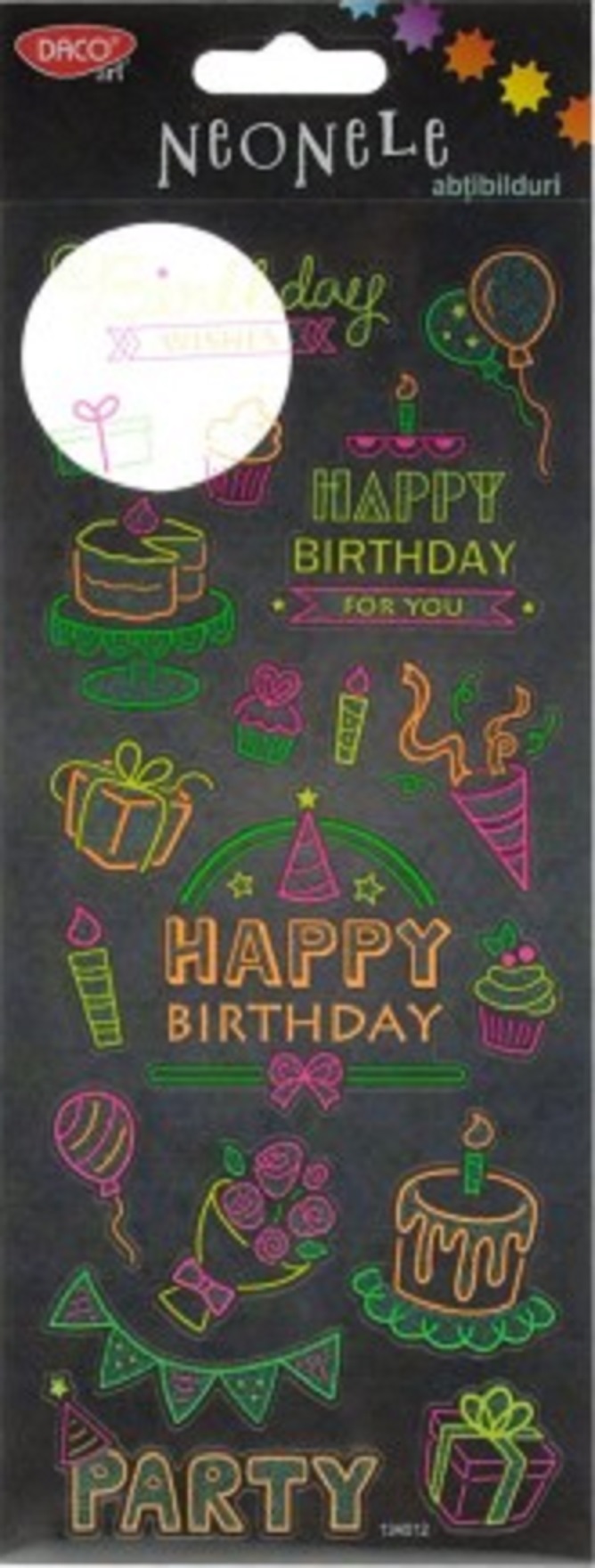 Set stickers - Neonele - Happy Birthday | Daco